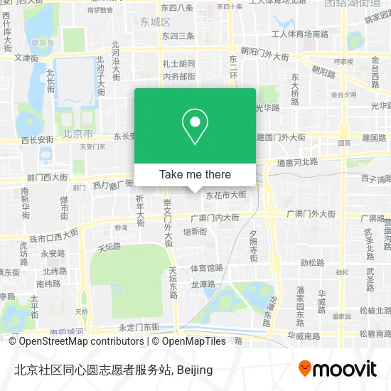 北京社区同心圆志愿者服务站 map