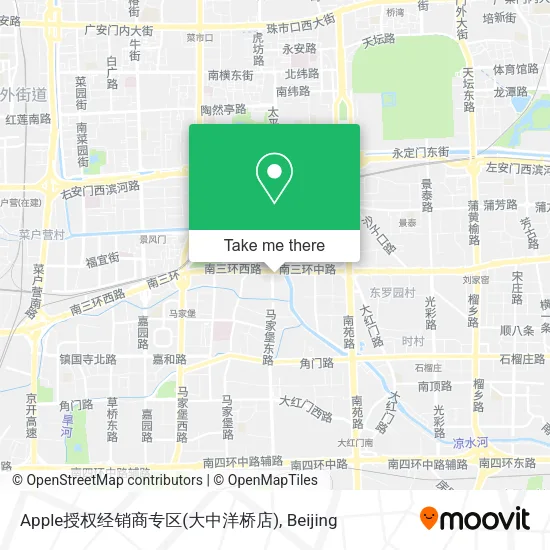 Apple授权经销商专区(大中洋桥店) map