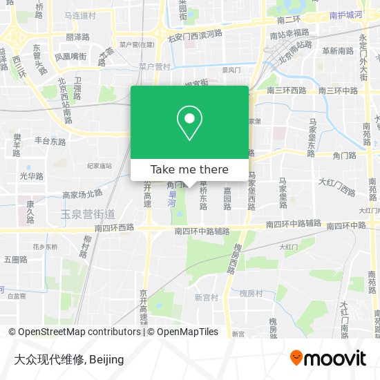 大众现代维修 map