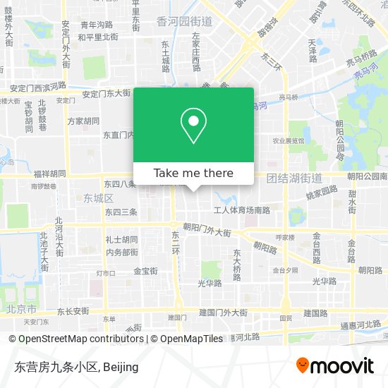 东营房九条小区 map