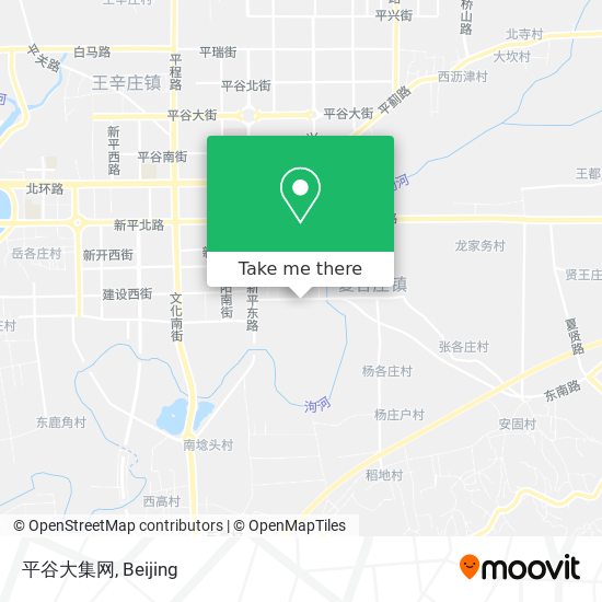 平谷大集网 map