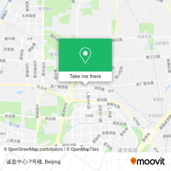 诚盈中心-7号楼 map