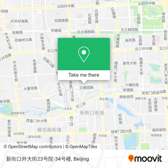 新街口外大街23号院-34号楼 map