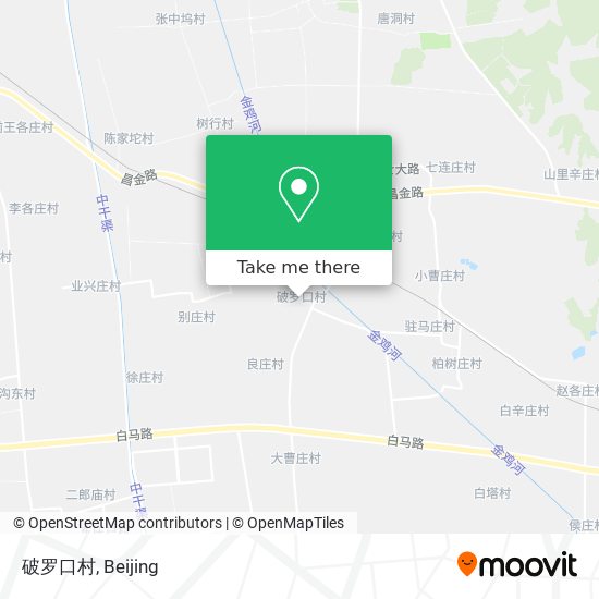 破罗口村 map
