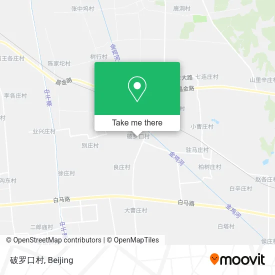 破罗口村 map