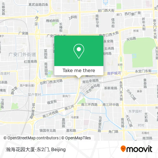 瀚海花园大厦-东2门 map