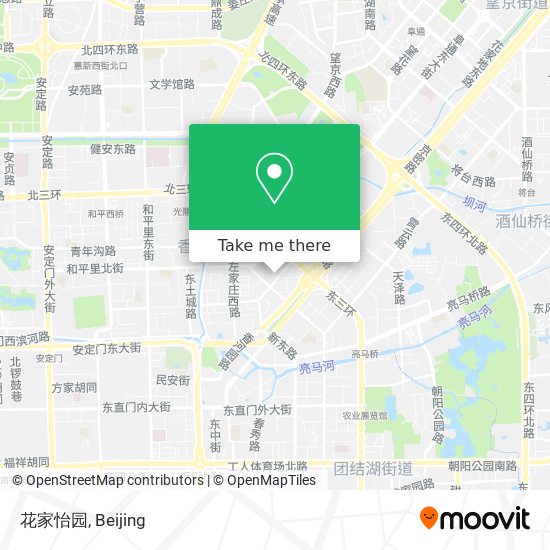 花家怡园 map