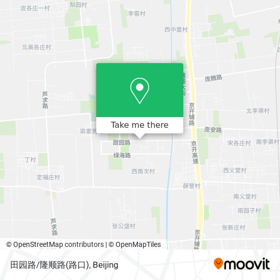 田园路/隆顺路(路口) map