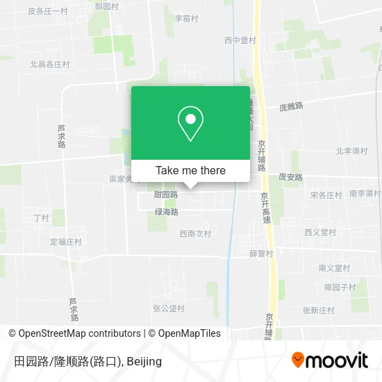 田园路/隆顺路(路口) map