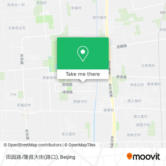 田园路/隆昌大街(路口) map