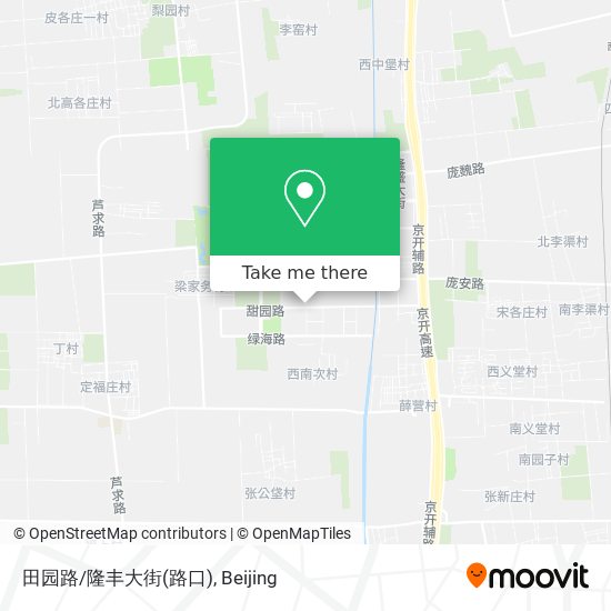 田园路/隆丰大街(路口) map