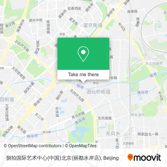 捌拍国际艺术中心(中国)北京(丽都水岸店) map
