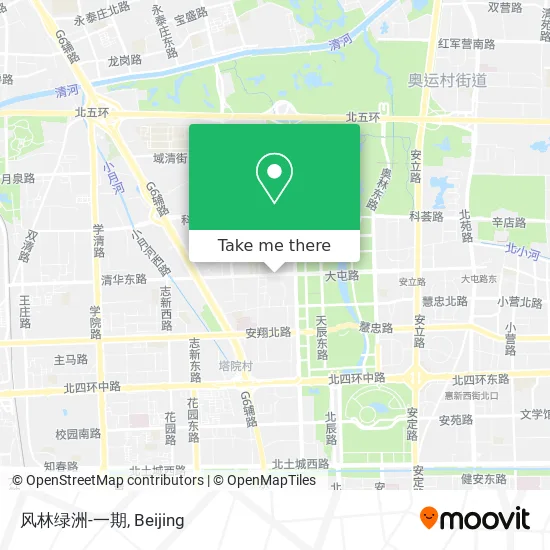 风林绿洲-一期 map