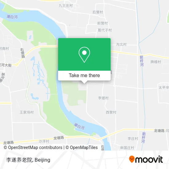 李遂养老院 map