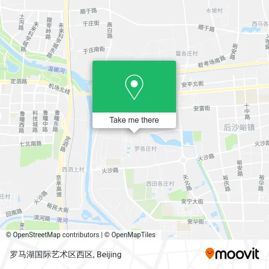 罗马湖国际艺术区西区 map