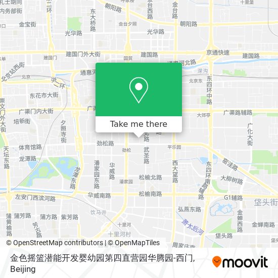 金色摇篮潜能开发婴幼园第四直营园华腾园-西门 map