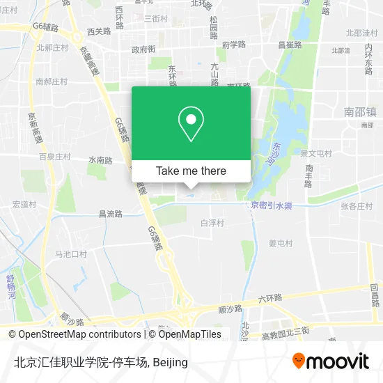 北京汇佳职业学院-停车场 map