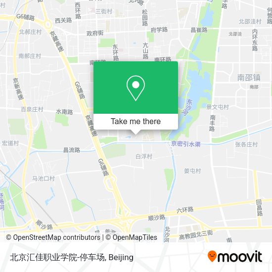 北京汇佳职业学院-停车场 map