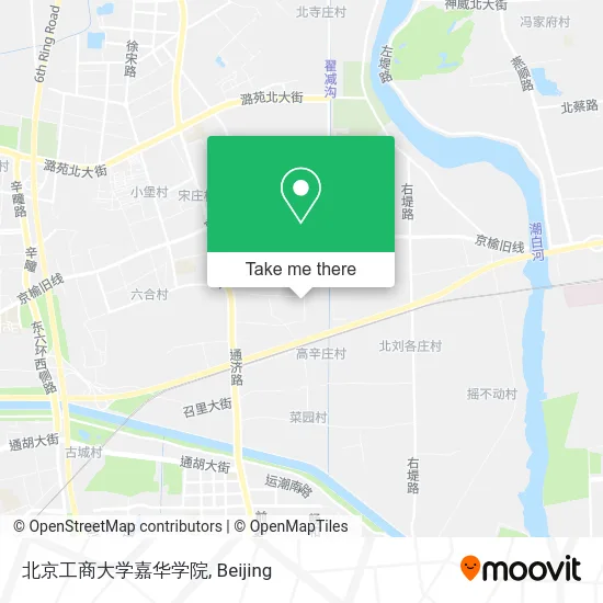北京工商大学嘉华学院 map
