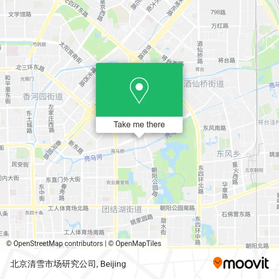 北京清雪市场研究公司 map