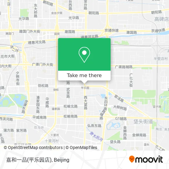 嘉和一品(平乐园店) map