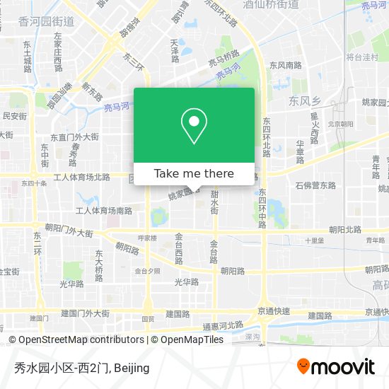 秀水园小区-西2门 map