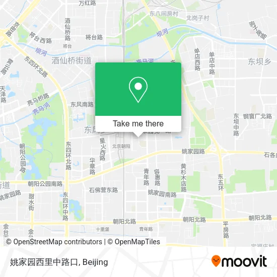 姚家园西里中路口 map