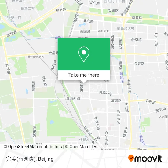 完美(丽园路) map