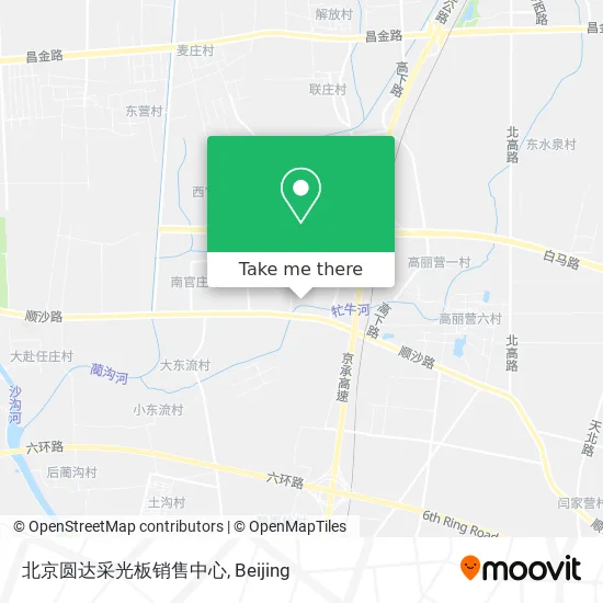 北京圆达采光板销售中心 map