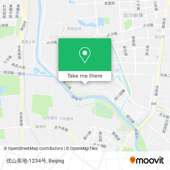 优山美地-1234号 map