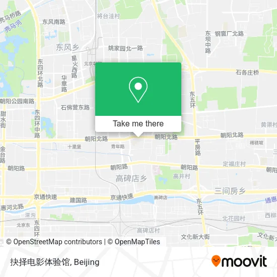 抉择电影体验馆 map