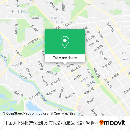 中国太平洋财产保险股份有限公司(宏达北路) map
