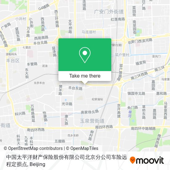 中国太平洋财产保险股份有限公司北京分公司车险远程定损点 map