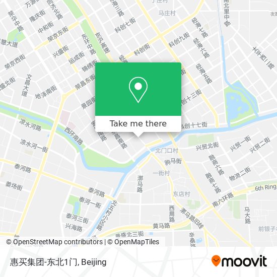 惠买集团-东北1门 map