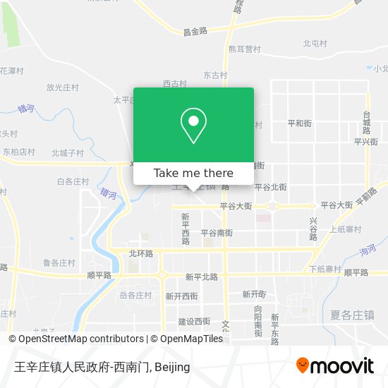 王辛庄镇人民政府-西南门 map