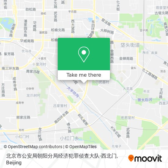 北京市公安局朝阳分局经济犯罪侦查大队-西北门 map