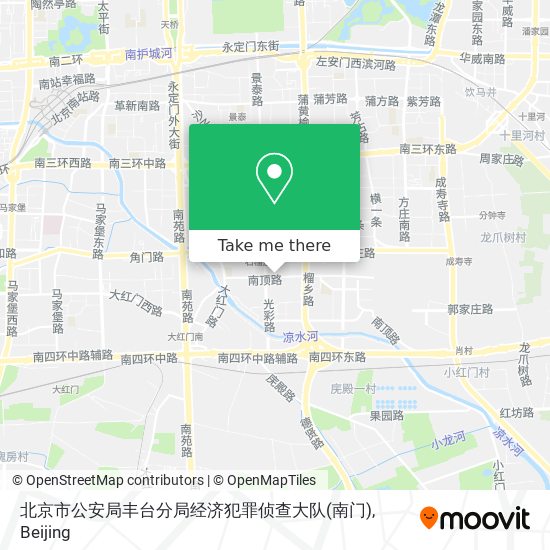 北京市公安局丰台分局经济犯罪侦查大队(南门) map