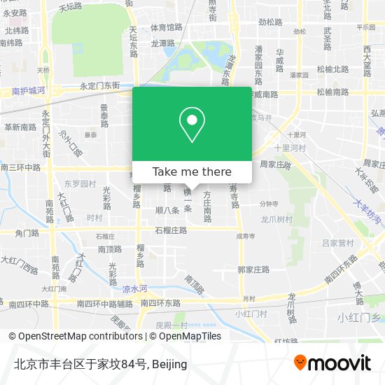 北京市丰台区于家坟84号 map