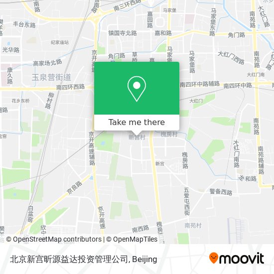 北京新宫昕源益达投资管理公司 map