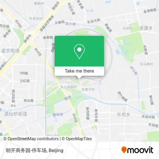 朝开商务园-停车场 map