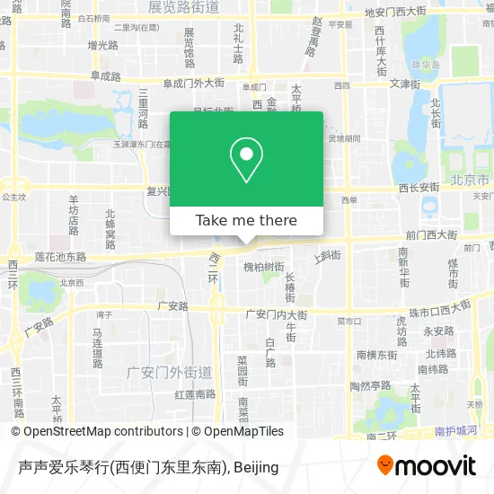 声声爱乐琴行(西便门东里东南) map