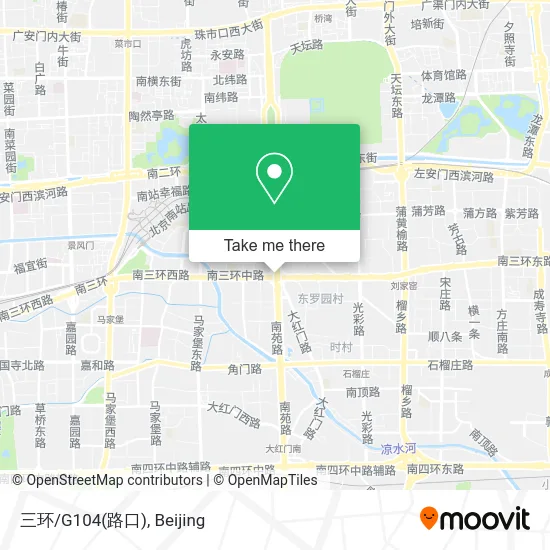 三环/G104(路口) map