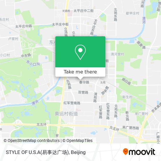 STYLE OF U.S.A(易事达广场) map
