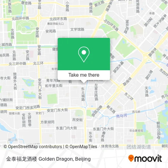 金泰福龙酒楼 Golden Dragon map