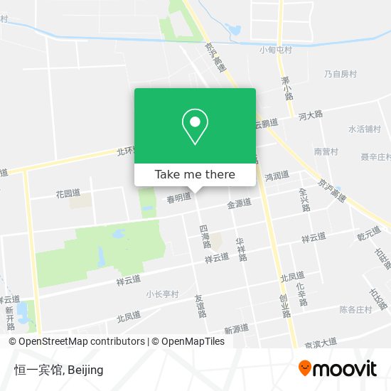 恒一宾馆 map