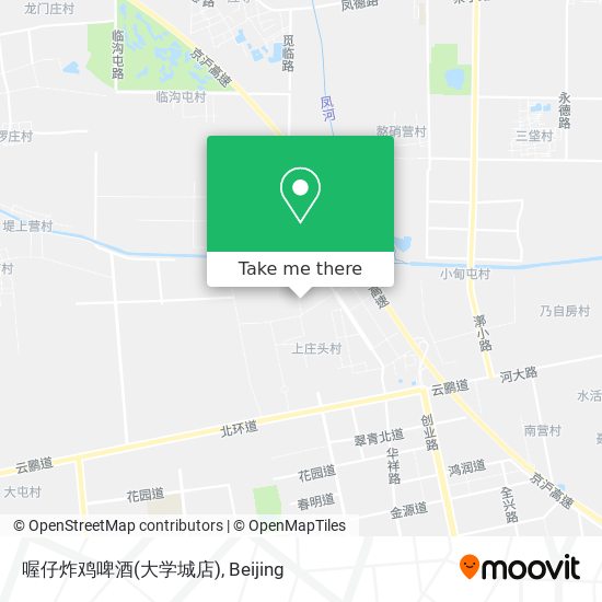 喔仔炸鸡啤酒(大学城店) map