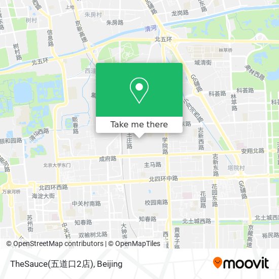 TheSauce(五道口2店) map