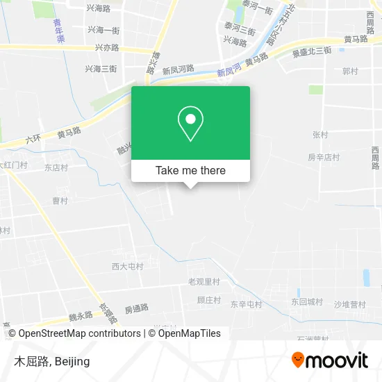木屈路 map