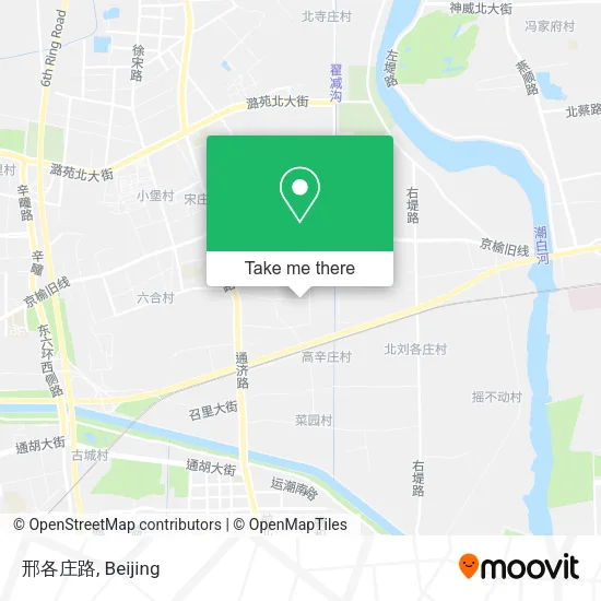 邢各庄路 map