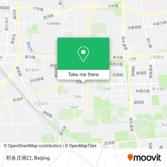 邢各庄南口 map